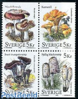 Sweden 1996 Mushrooms 4v [+], Mint NH, Nature - Mushrooms - Nuovi