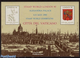 Vatican 1990 Stamp World London S/s (no Postal Value), Mint NH - Neufs