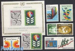 United Nations, Vienna 1980 Yearset (9v+1s/s), Mint NH, Various - Yearsets (by Country) - Non Classés