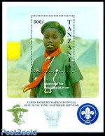 Tanzania 1992 Lord Baden Powell S/s, Mint NH, Sport - Scouting - Tanzania (1964-...)
