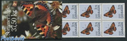 Denmark 1993 Butterflies Booklet, Mint NH, Nature - Butterflies - Stamp Booklets - Nuovi