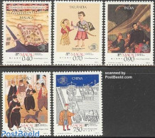 Macao 1989 World Stamp Expo 5v, Mint NH, Nature - Dogs - Nuevos