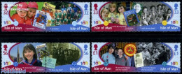 Isle Of Man 2010 100 Years Girl Guides 8v (4x[:]), Mint NH, History - Sport - Europa (cept) - Scouting - Man (Eiland)