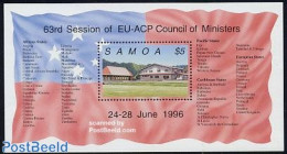 Samoa 1996 EU ACP Ministers Council S/s, Mint NH - Samoa (Staat)