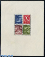 Suriname, Colony 1955 Definitives S/s, Unused (hinged), Nature - Animals (others & Mixed) - Birds - Fish - Reptiles - .. - Vissen