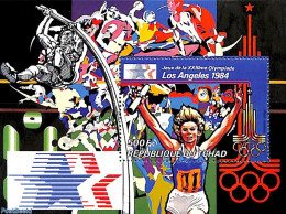 Chad 1982 Olympic Games Los Angeles S/s, Mint NH, Sport - Athletics - Olympic Games - Andere & Zonder Classificatie