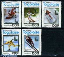 Togo 1980 Olympic Winter Games 5v, Mint NH, Sport - (Bob) Sleigh Sports - Ice Hockey - Olympic Winter Games - Skating .. - Wintersport (Sonstige)