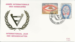 FOLON 1981 FDC 614 Cob 1999/2000 07-02-1981 BRUXELLES - 1971-1980