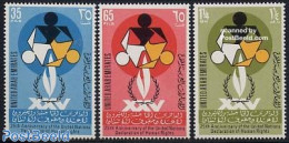 United Arab Emirates 1973 Human Rights 3v, Mint NH, History - Human Rights - Other & Unclassified