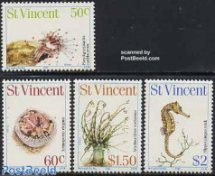 Saint Vincent 1983 Marine Life 4v, Mint NH, Nature - Fish - Shells & Crustaceans - Vissen