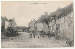 CPA 58 _ OUAGNE (Nièvre) _ La Route {S21-24} - Andere & Zonder Classificatie