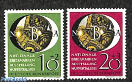 Germany, Federal Republic 1951 Philatelic Exposition 2v, Mint NH, Philately - Stamps On Stamps - Ongebruikt