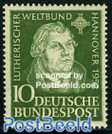 Germany, Federal Republic 1952 Martin Luther 1v, Unused (hinged), Religion - Religion - Nuevos