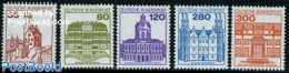 Germany, Federal Republic 1982 Definitives, Castles 5v, Mint NH, Art - Castles & Fortifications - Unused Stamps