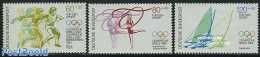 Germany, Federal Republic 1984 Sports 3v, Mint NH, Sport - Athletics - Gymnastics - Olympic Games - Sailing - Sport (o.. - Ongebruikt