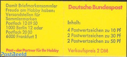 Germany, Federal Republic 1977 Castles Booklet (Sammlermarken), Mint NH, Stamp Booklets - Art - Castles & Fortifications - Unused Stamps