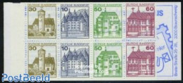 Germany, Federal Republic 1980 Castles Booklet (Krueger/Borek), Mint NH, Stamp Booklets - Art - Castles & Fortifications - Nuevos