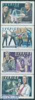 Sweden 1999 Dance Groups 4v, Mint NH, Performance Art - Dance & Ballet - Jazz Music - Music - Popular Music - Unused Stamps