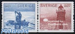 Sweden 2004 Fishing/lighthouse 2v [:] (sequence May Vary), Mint NH, Nature - Transport - Various - Fishing - Ships And.. - Ungebraucht