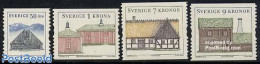 Sweden 2004 Houses 4v, Mint NH, Art - Architecture - Nuovi