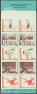 Sweden 1969 Fairy Tales 2x5v In Booklet, Mint NH, Nature - Cats - Horses - Stamp Booklets - Art - Children's Books Ill.. - Nuevos