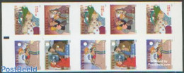 Sweden 2002 Christmas S-a Foil Booklet, Mint NH, Religion - Christmas - Stamp Booklets - Art - Comics (except Disney) - Unused Stamps