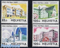 Switzerland 2005 Pro Patria 4v, Mint NH, Religion - Cloisters & Abbeys - Art - Architecture - Ongebruikt