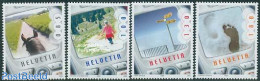 Switzerland 2005 MMS Stamps 4v, Mint NH, Nature - Science - Horses - Telephones - Neufs