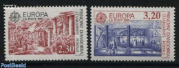 Andorra, French Post 1990 Europa, Post Offices 2v, Mint NH, History - Europa (cept) - Post - Ongebruikt