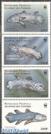 Comoros 1998 WWF, Coelacanth 4v [:::], Mint NH, Nature - Fish - World Wildlife Fund (WWF) - Vissen