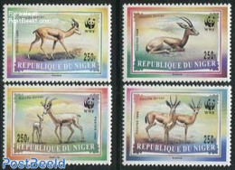 Niger 1998 WWF, Gazelle 4v, Mint NH, Nature - Animals (others & Mixed) - World Wildlife Fund (WWF) - Niger (1960-...)