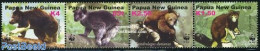 Papua New Guinea 2003 WWF, 4v [:::] From M/s (No White Borders), Mint NH, Nature - Animals (others & Mixed) - World Wi.. - Papua New Guinea