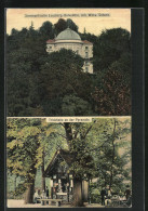 AK Aachen-Lousberg, Gasthaus Belvedère, Trinkhalle An Der Pyramide  - Aachen