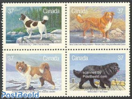 Canada 1988 Dogs 4v [+], Mint NH, Nature - Dogs - Neufs