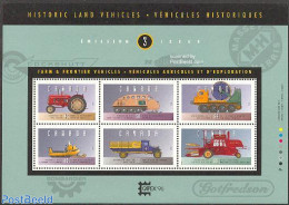 Canada 1995 Historic Verhicles No. 3 S/s, Mint NH, Transport - Various - Automobiles - Agriculture - Ungebraucht