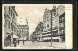 AK Aachen, Innere Johannisstrasse Mit Kaiser-Café  - Aachen