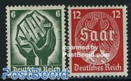 Germany, Empire 1934 SAAR 2v, Mint NH - Ungebraucht