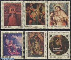 Ecuador 1967 Eucharistic Congress 6v, Mint NH, Religion - Religion - Art - Paintings - Ecuador