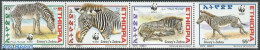 Ethiopia 2001 WWF/Zebra 4v [:::], Mint NH, Nature - Animals (others & Mixed) - World Wildlife Fund (WWF) - Zebra - Ethiopia