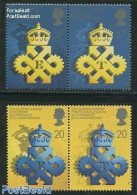 Great Britain 1990 Export Award 2x2v [:], Mint NH, Various - Export & Trade - Unused Stamps
