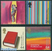 Great Britain 1999 Millennium, Art 4v, Mint NH, Art - Books - Modern Art (1850-present) - Sonstige & Ohne Zuordnung