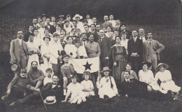 Esperanto Society W Flag Real Photo Old Postcard 1920s - Esperanto