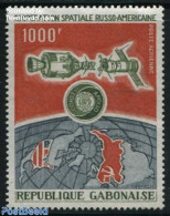 Gabon 1974 Apollo-Soyuz 1v, Mint NH, Transport - Space Exploration - Unused Stamps