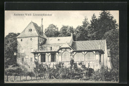 AK Aachen, Garten Des Cafe Linzenshäuschen  - Aachen