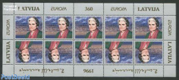 Latvia 1996 EUROPA M/s, Mint NH, History - Europa (cept) - Women - Unclassified