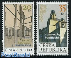 Czech Republic 2007 Stoclet House Brussels 2v, Joint Issue Belgium, Mint NH, Various - Joint Issues - Art - Modern Arc.. - Autres & Non Classés