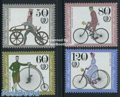 Germany, Federal Republic 1985 Youth, Bicycles 4v, Mint NH, Sport - Various - Cycling - International Youth Year 1984 - Ongebruikt