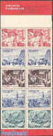 Sweden 1971 Christmas 2x5v In Booklet, Mint NH, Nature - Religion - Sport - Various - Horses - Christmas - Skating - S.. - Ongebruikt