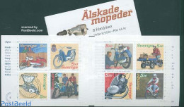 Sweden 2005 Motor Cycles 8v In Booklet, Mint NH, Transport - Stamp Booklets - Motorcycles - Ongebruikt