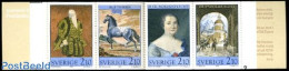 Sweden 1987 Gripsholm Booklet, Mint NH, Nature - Horses - Stamp Booklets - Art - Castles & Fortifications - Paintings - Unused Stamps